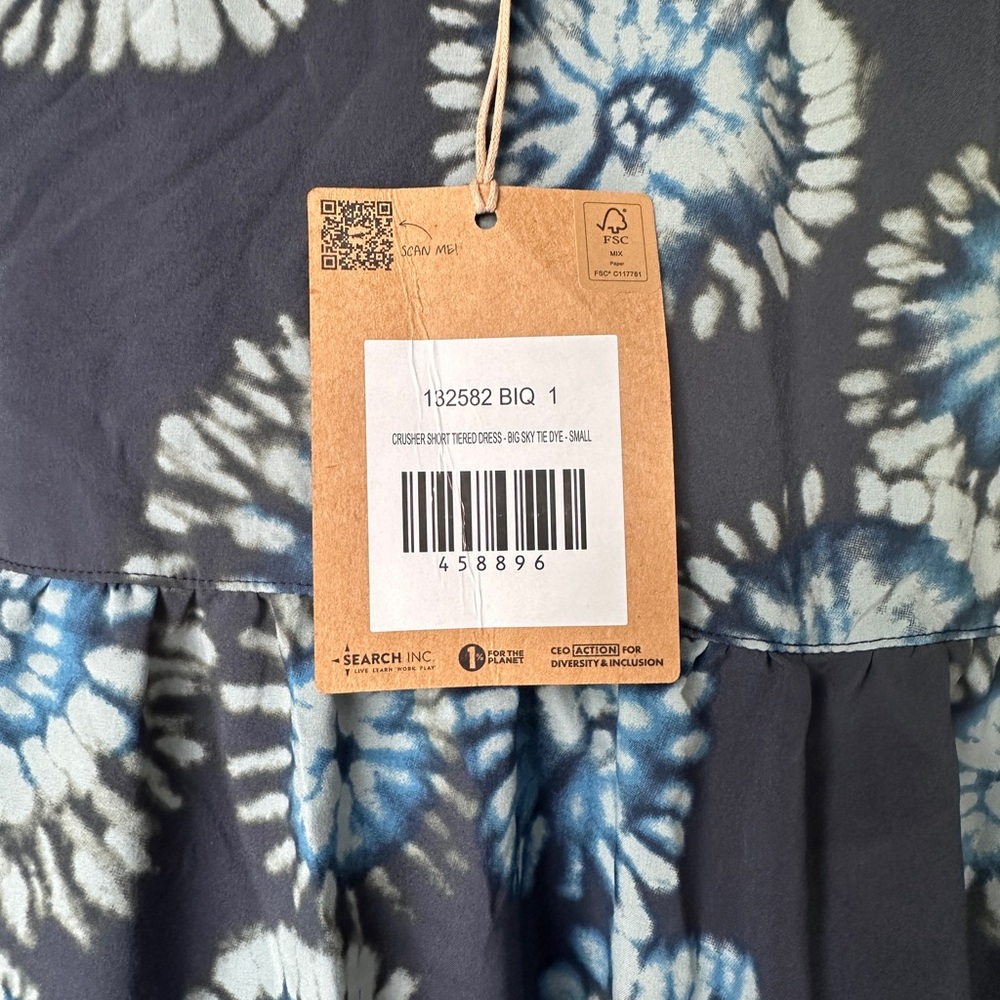 Toad&Co Sunkissed Blue Floral Tiered Tank Dress - Picture 5 of 10